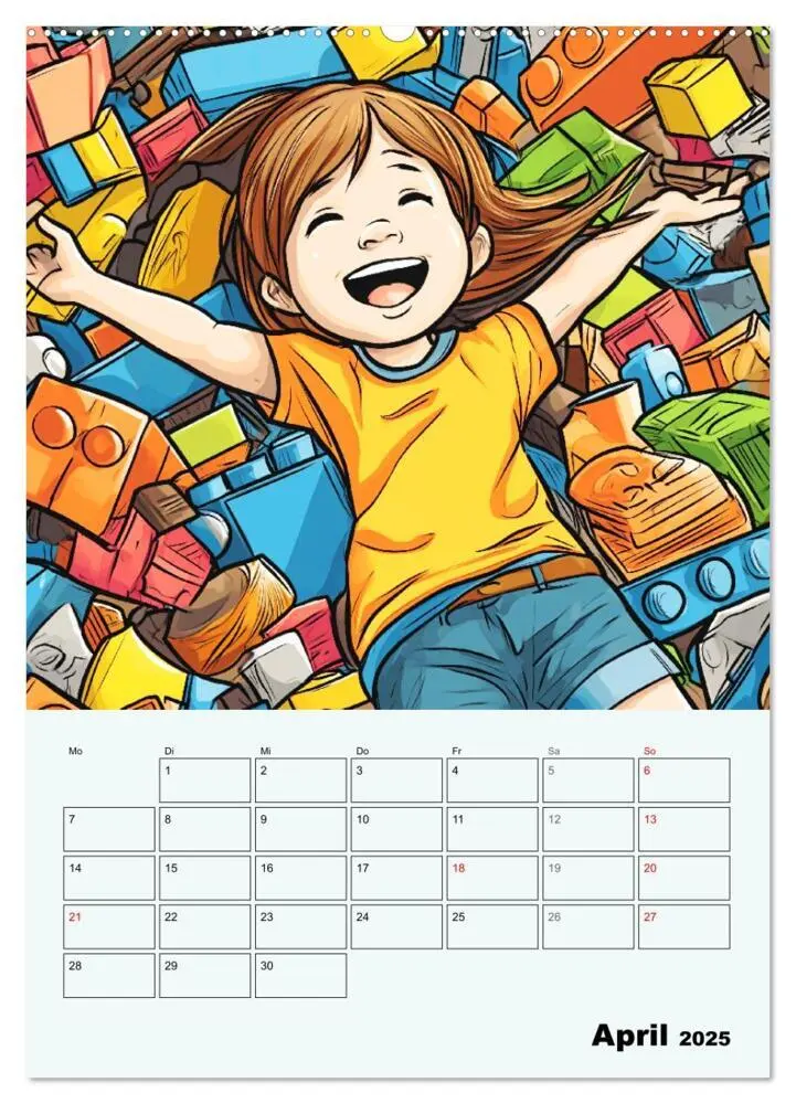 Bild: 9783383814174 | Coole Manga Kids. Lustige Abenteuer im Pixelreich (Wandkalender...
