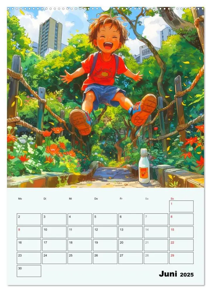 Bild: 9783383814174 | Coole Manga Kids. Lustige Abenteuer im Pixelreich (Wandkalender...