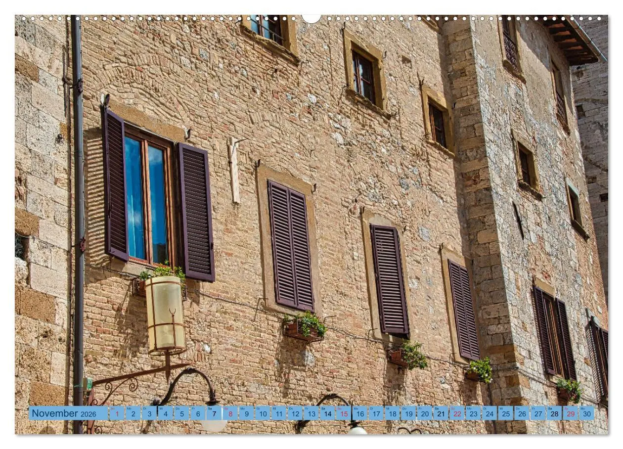 Bild: 9783457544174 | Impressionen aus San Gimignano (Wandkalender 2026 DIN A2 quer),...
