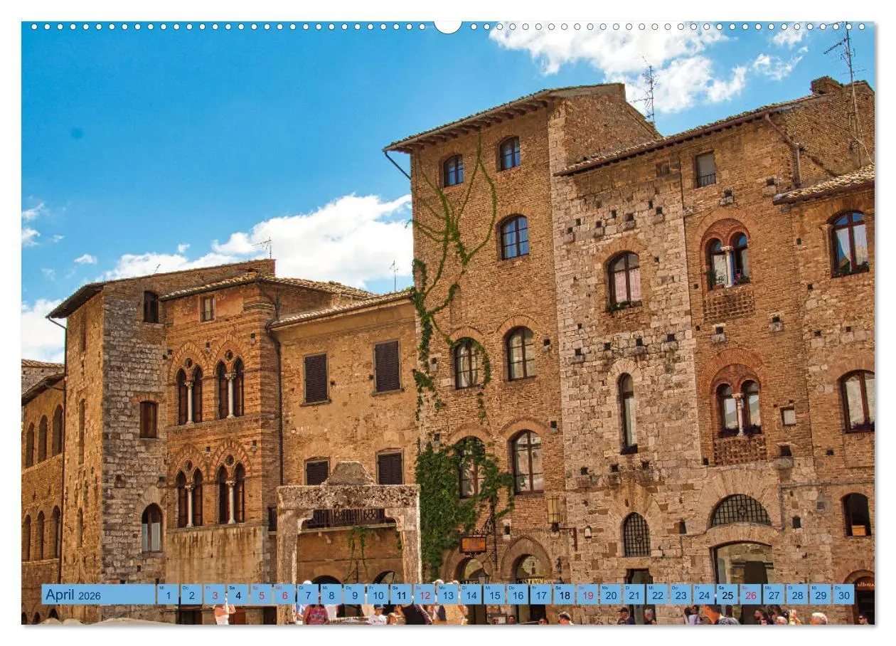 Bild: 9783457544174 | Impressionen aus San Gimignano (Wandkalender 2026 DIN A2 quer),...