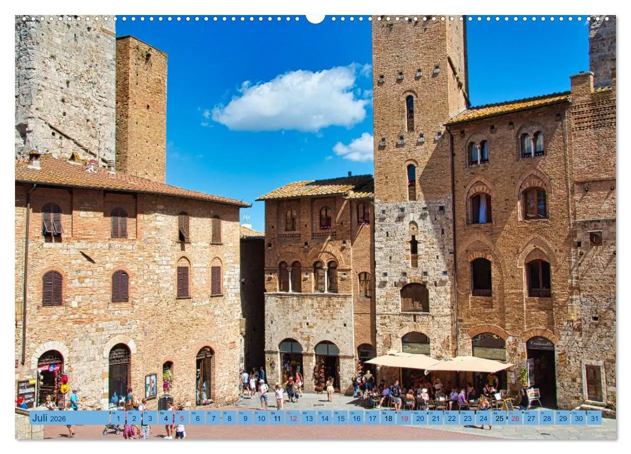 Bild: 9783457544174 | Impressionen aus San Gimignano (Wandkalender 2026 DIN A2 quer),...