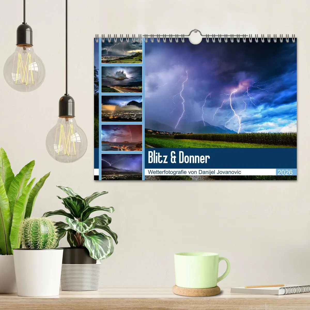 Bild: 9783457924174 | Blitz &amp; Donner (Wandkalender 2026 DIN A4 quer), CALVENDO...