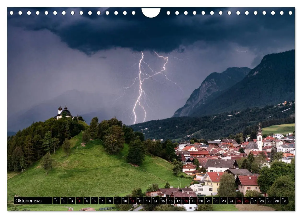 Bild: 9783457924174 | Blitz &amp; Donner (Wandkalender 2026 DIN A4 quer), CALVENDO...