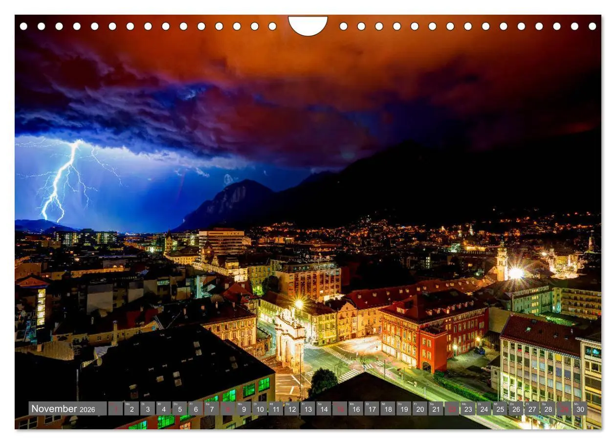 Bild: 9783457924174 | Blitz &amp; Donner (Wandkalender 2026 DIN A4 quer), CALVENDO...