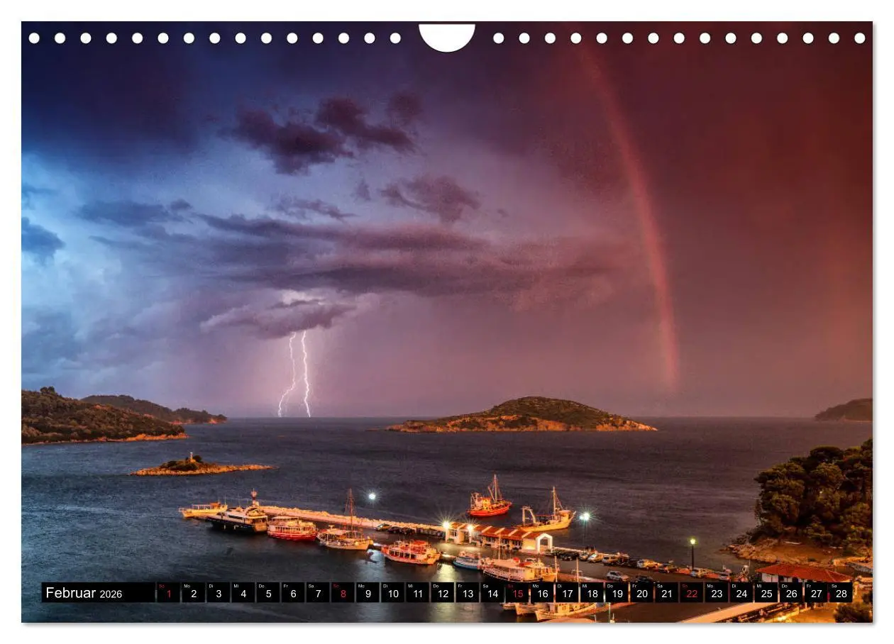 Bild: 9783457924174 | Blitz &amp; Donner (Wandkalender 2026 DIN A4 quer), CALVENDO...