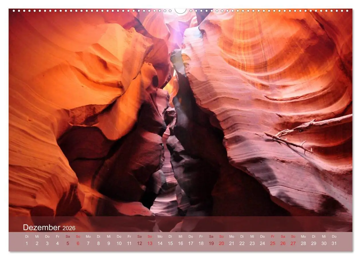 Bild: 9783516184174 | Der Antelope Canyon (Wandkalender 2026 DIN A2 quer), CALVENDO...