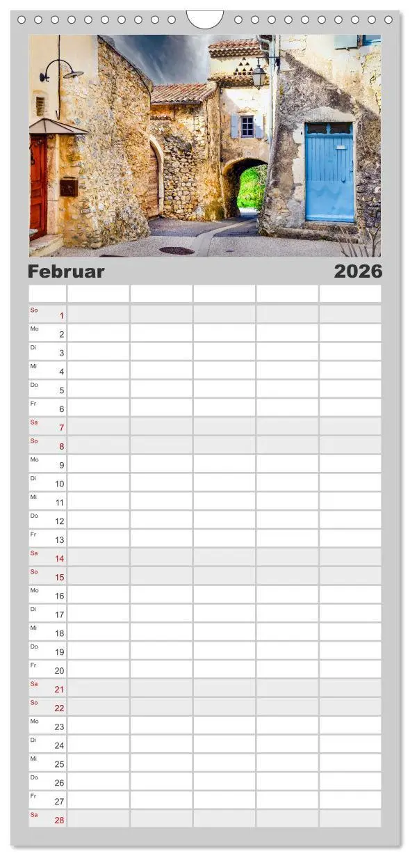 Bild: 9783516494174 | Familienplaner 2026 - Midi-Pyrénées mit 5 Spalten (Wandkalender, 21...