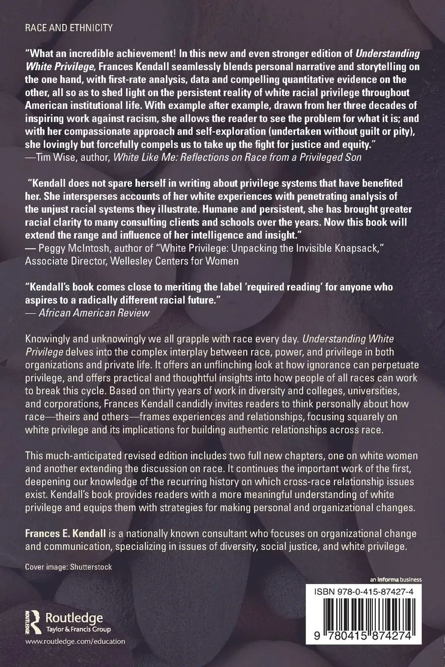 Rückseite: 9780415874274 | Understanding White Privilege | Frances Kendall | Taschenbuch | 2012