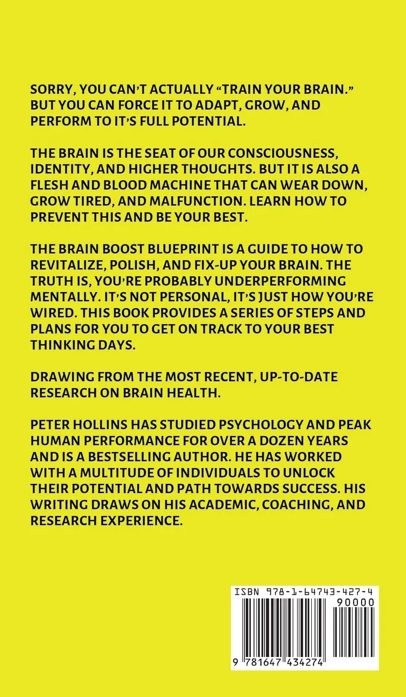 Rückseite: 9781647434274 | The Brain Mechanic | Peter Hollins | Buch | Englisch | 2023