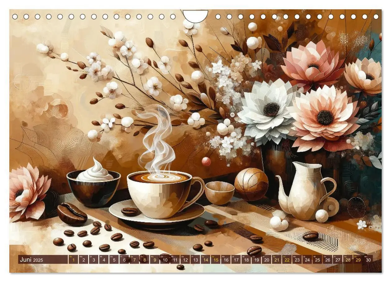 Bild: 9783383804274 | Kaffee &amp; Kunst: Ein Kalender für Genießer (Wandkalender 2025 DIN A4...