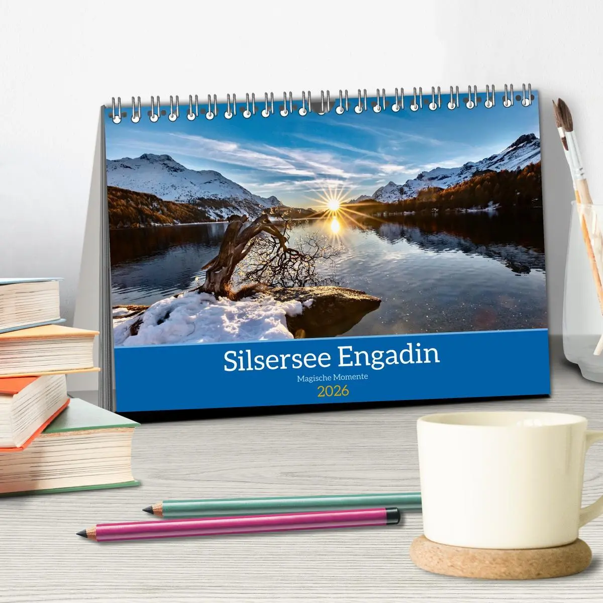 Bild: 9783457534274 | Silsersee Engadin (Tischkalender 2026 DIN A5 quer), CALVENDO...