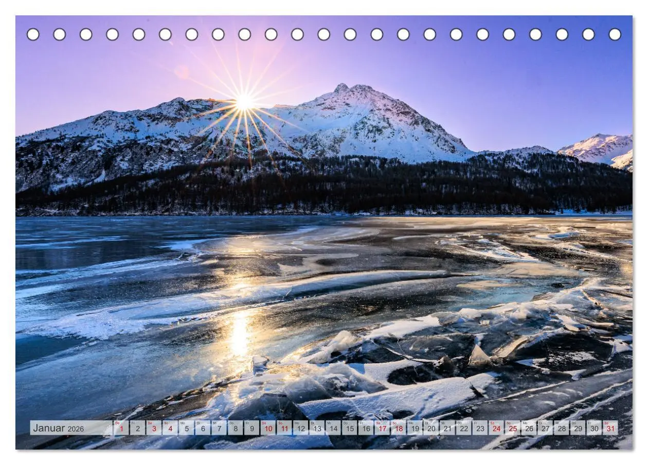 Bild: 9783457534274 | Silsersee Engadin (Tischkalender 2026 DIN A5 quer), CALVENDO...
