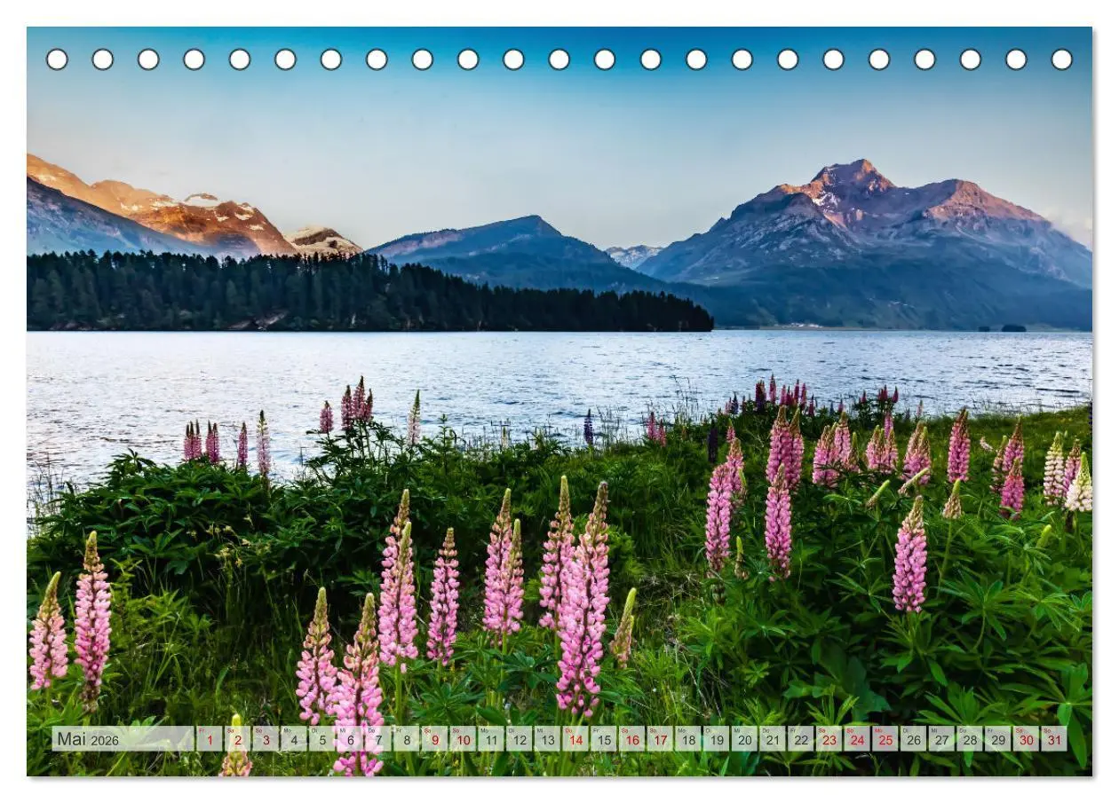 Bild: 9783457534274 | Silsersee Engadin (Tischkalender 2026 DIN A5 quer), CALVENDO...