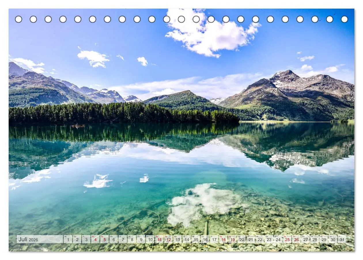 Bild: 9783457534274 | Silsersee Engadin (Tischkalender 2026 DIN A5 quer), CALVENDO...