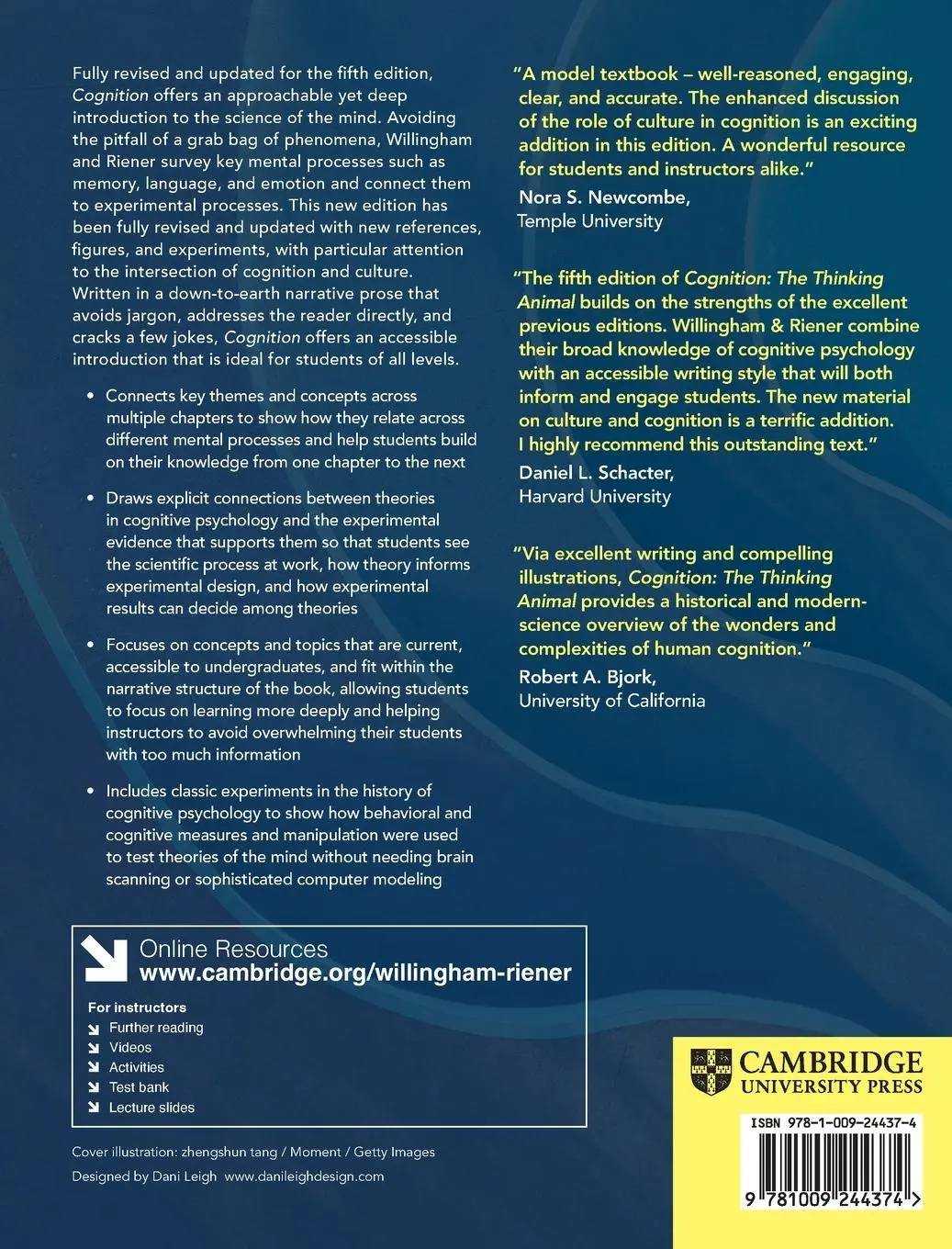 Rückseite: 9781009244374 | Cognition | Daniel T. Willingham (u. a.) | Buch | Englisch | 2025