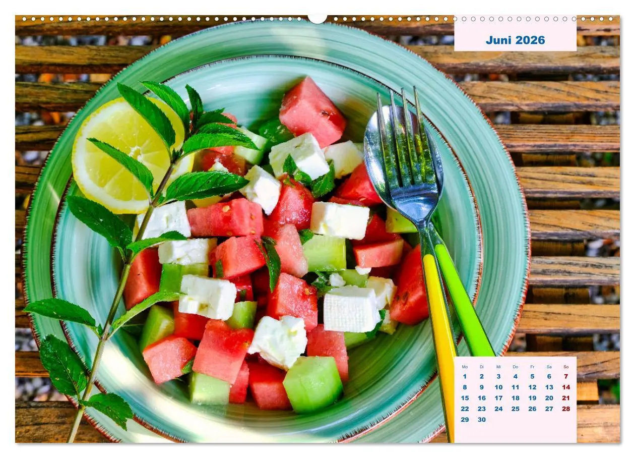 Bild: 9783457524374 | Küchenkalender Vegetarisch für Genießer 2026 (hochwertiger Premium...