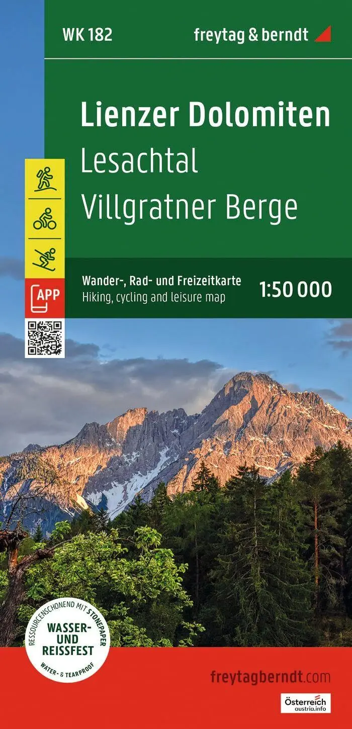 Cover: 9783707924374 | freytag &amp; berndt Wanderkarte WK 182 Lienzer Dolomiten, Lesachtal -...
