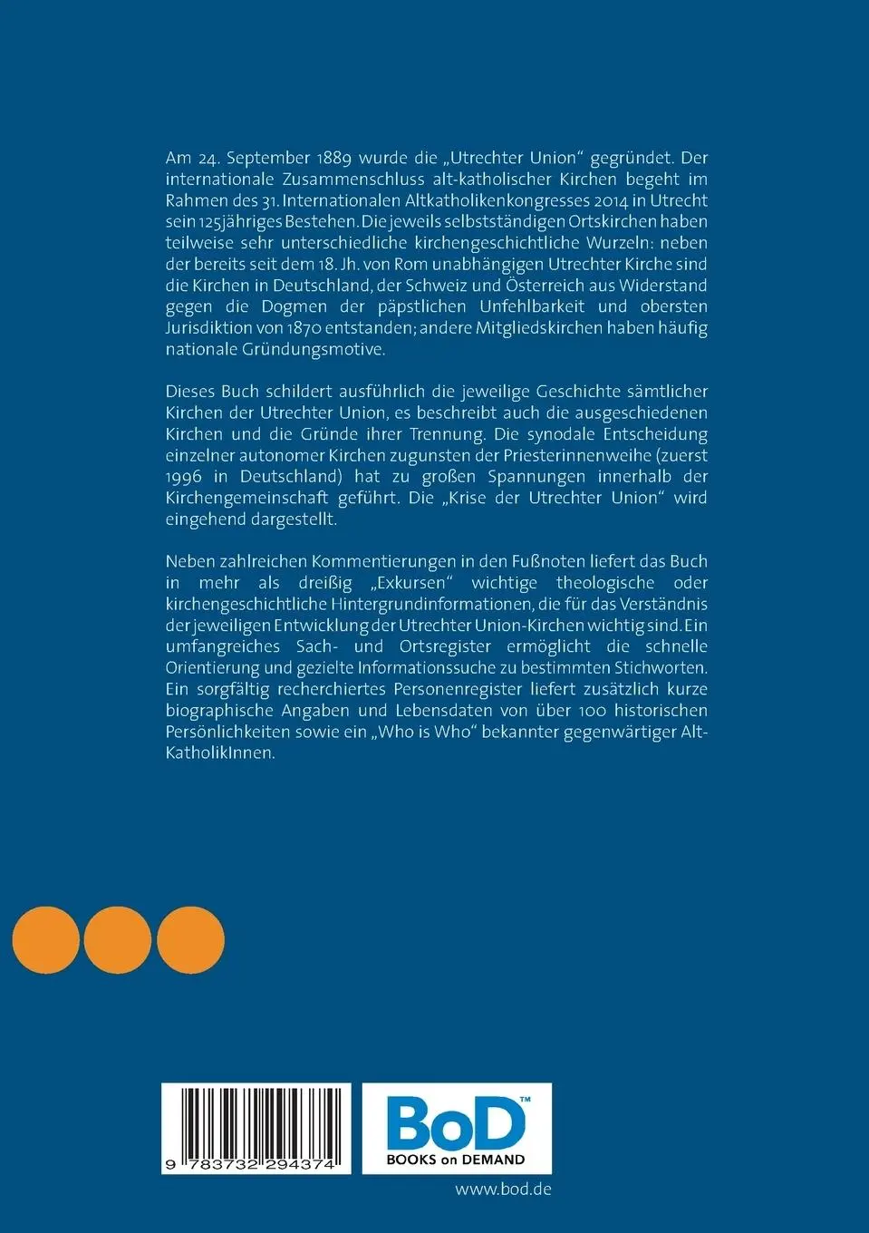 Rückseite: 9783732294374 | Die Utrechter Union und die Geschichte ihrer Kirchen | Flügel | Buch