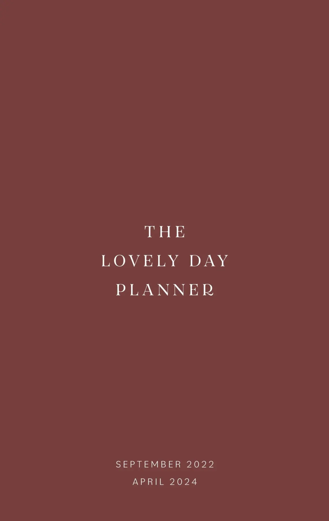 Cover: 9783756814374 | The Lovely Day Planner | Lina Marie Walbracht | Taschenbuch | Englisch