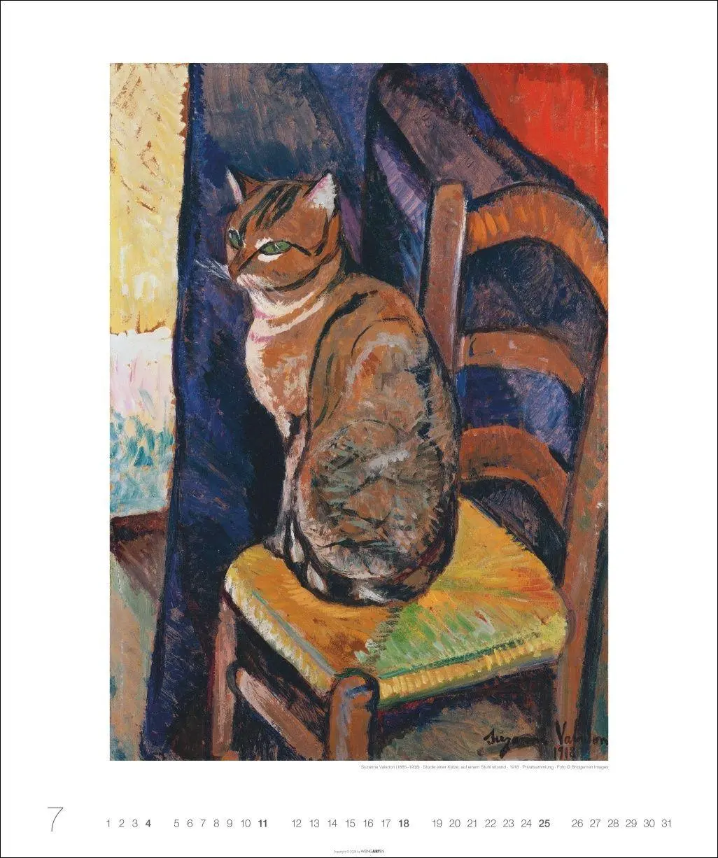 Bild: 9783839904374 | Katzen in der Kunst Edition Kalender 2027 | Marc | Kalender | 14 S.