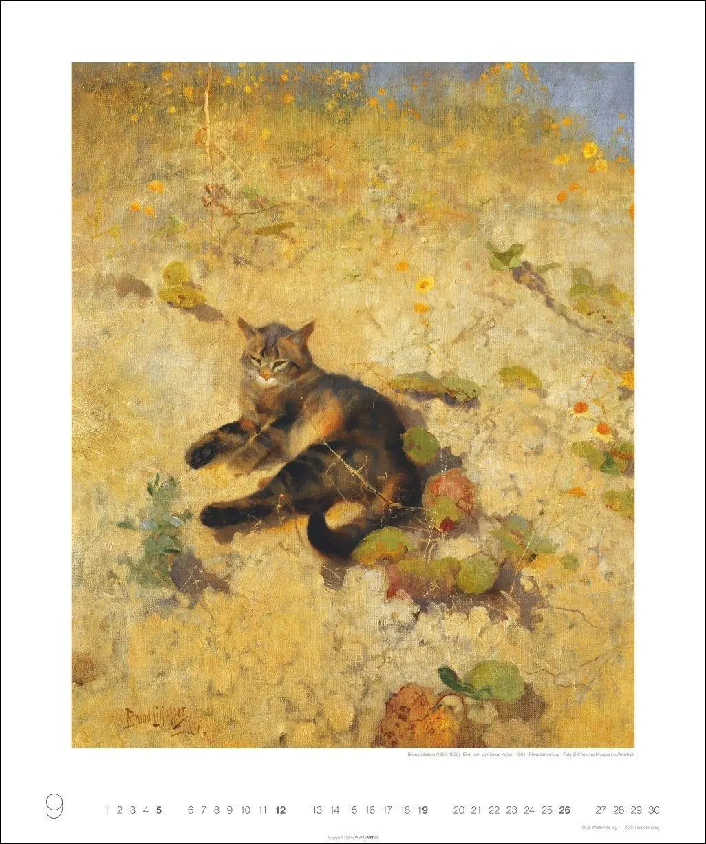 Bild: 9783839904374 | Katzen in der Kunst Edition Kalender 2027 | Marc | Kalender | 14 S.