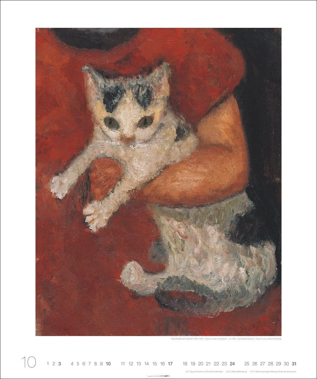 Bild: 9783839904374 | Katzen in der Kunst Edition Kalender 2027 | Marc | Kalender | 14 S.