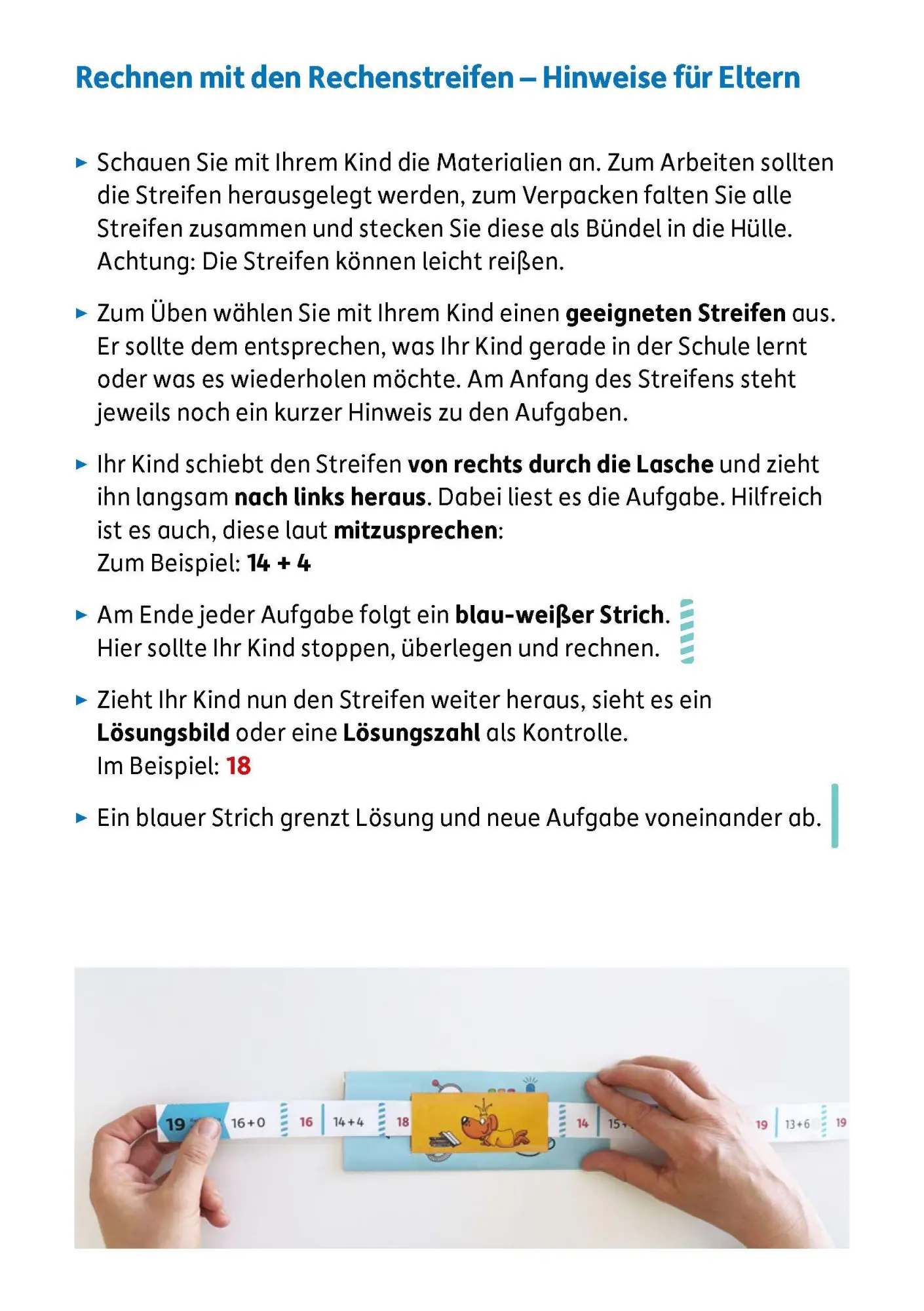 Bild: 9783881004374 | Meine Übungsstreifen Rechnen lernen - 1. Klasse: Zahlen bis 20 | 48 S.