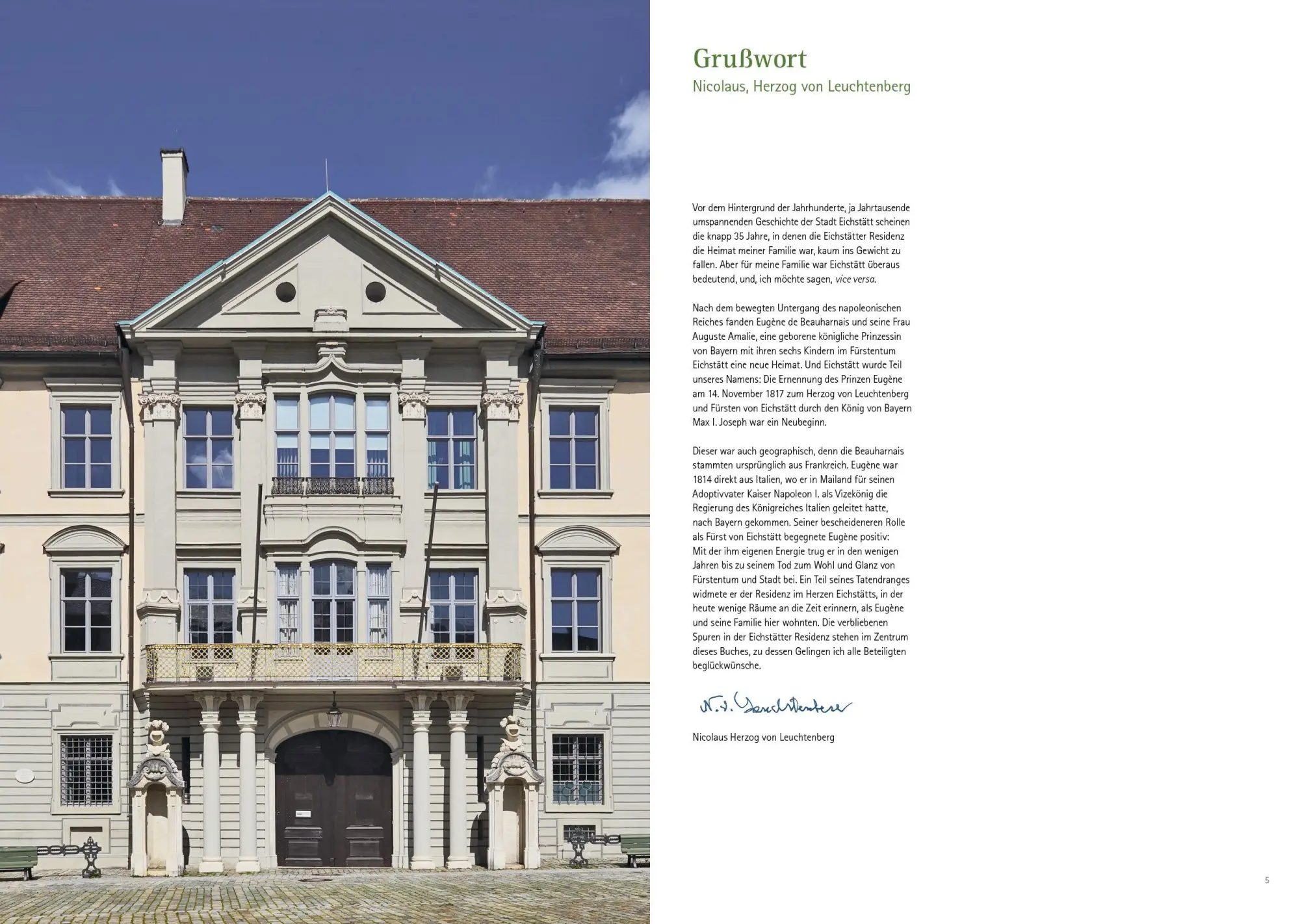Bild: 9783948974374 | Die Eichstätter Residenz der Herzöge von Leuchtenberg | Graf (u. a.)