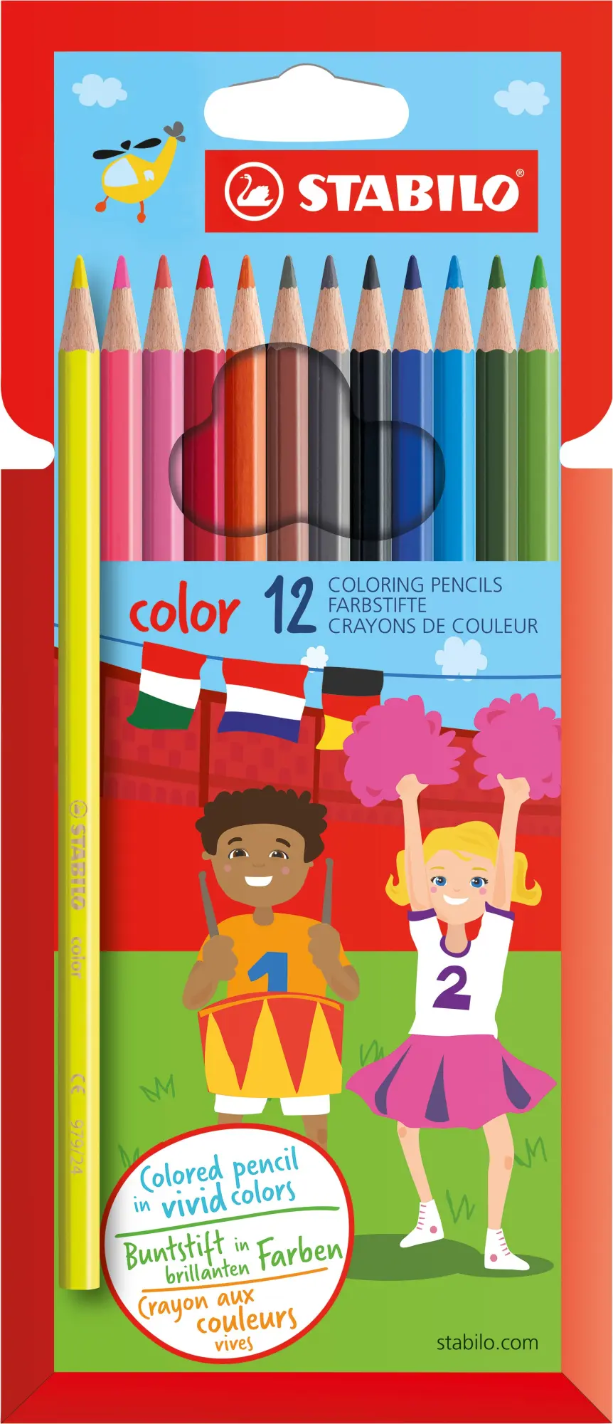 Cover: 4006381164474 | STABILO Buntstifte color 12er Set | 1912/77-01 | 2019