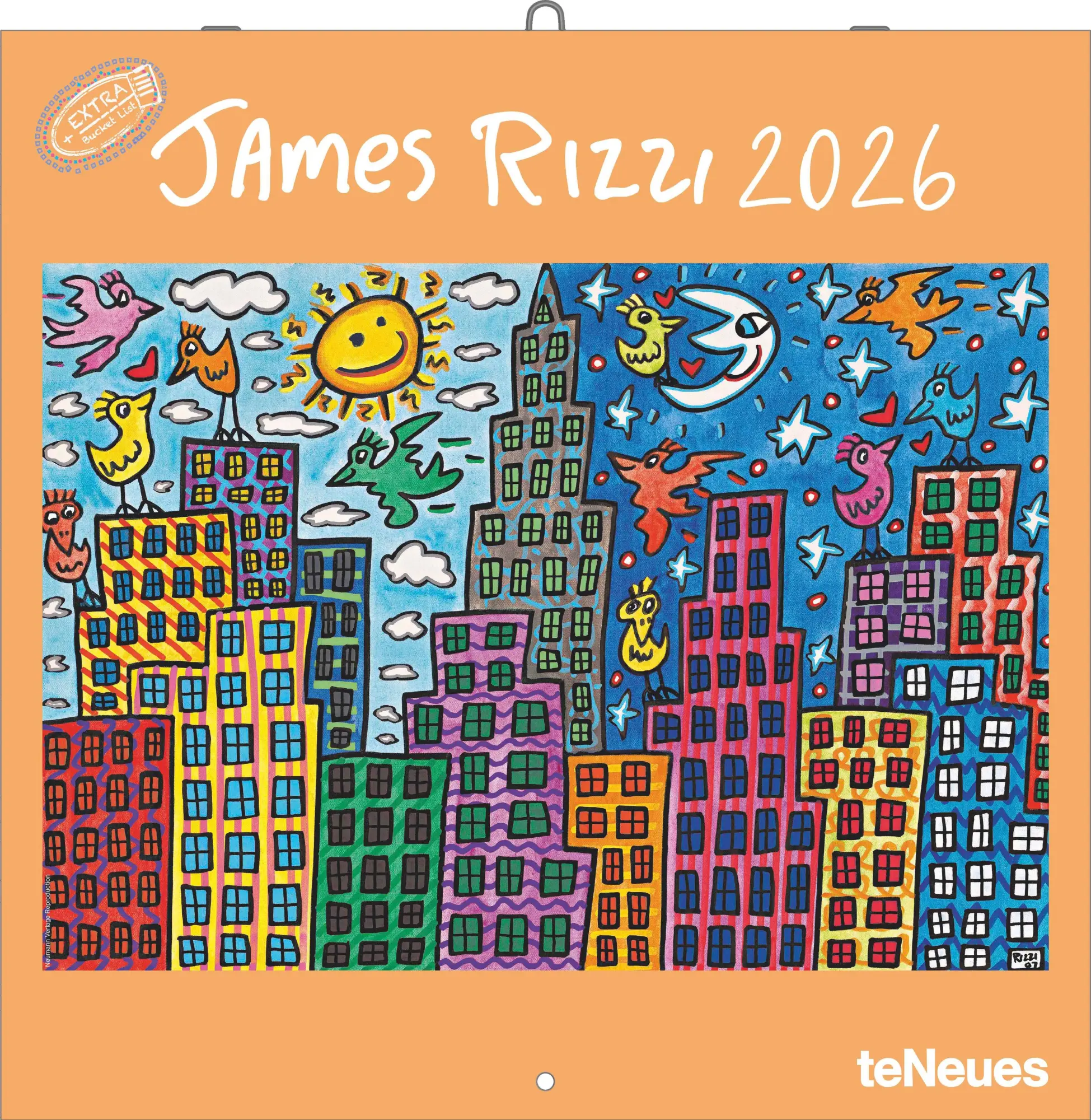 Cover: 4069095004474 | James Rizzi 2026 - Wand-Kalender - Broschüren-Kalender - 30x30 -...