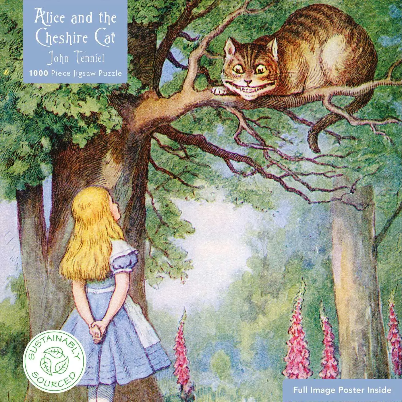 Cover: 9781839644474 | Adult Sustainable Jigsaw Puzzle Alice and the Cheshire Cat | Spiel