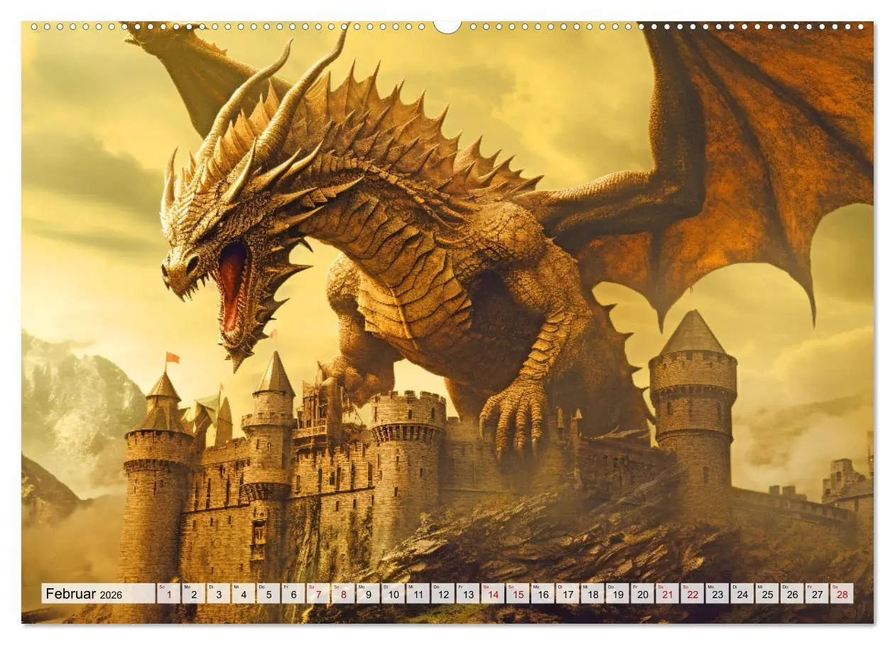Bild: 9783457514474 | Abstecher ins Mittelalter (Wandkalender 2026 DIN A2 quer), CALVENDO...