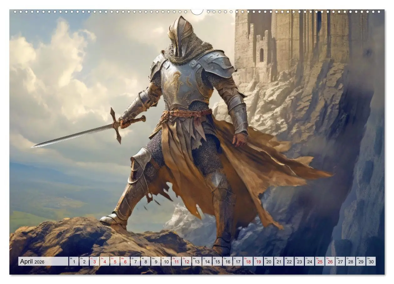 Bild: 9783457514474 | Abstecher ins Mittelalter (Wandkalender 2026 DIN A2 quer), CALVENDO...