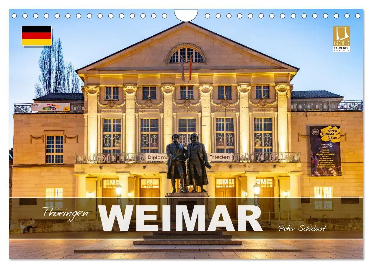 Cover: 9783516774474 | Thüringen - Weimar (Wandkalender 2027 DIN A4 quer), CALVENDO...