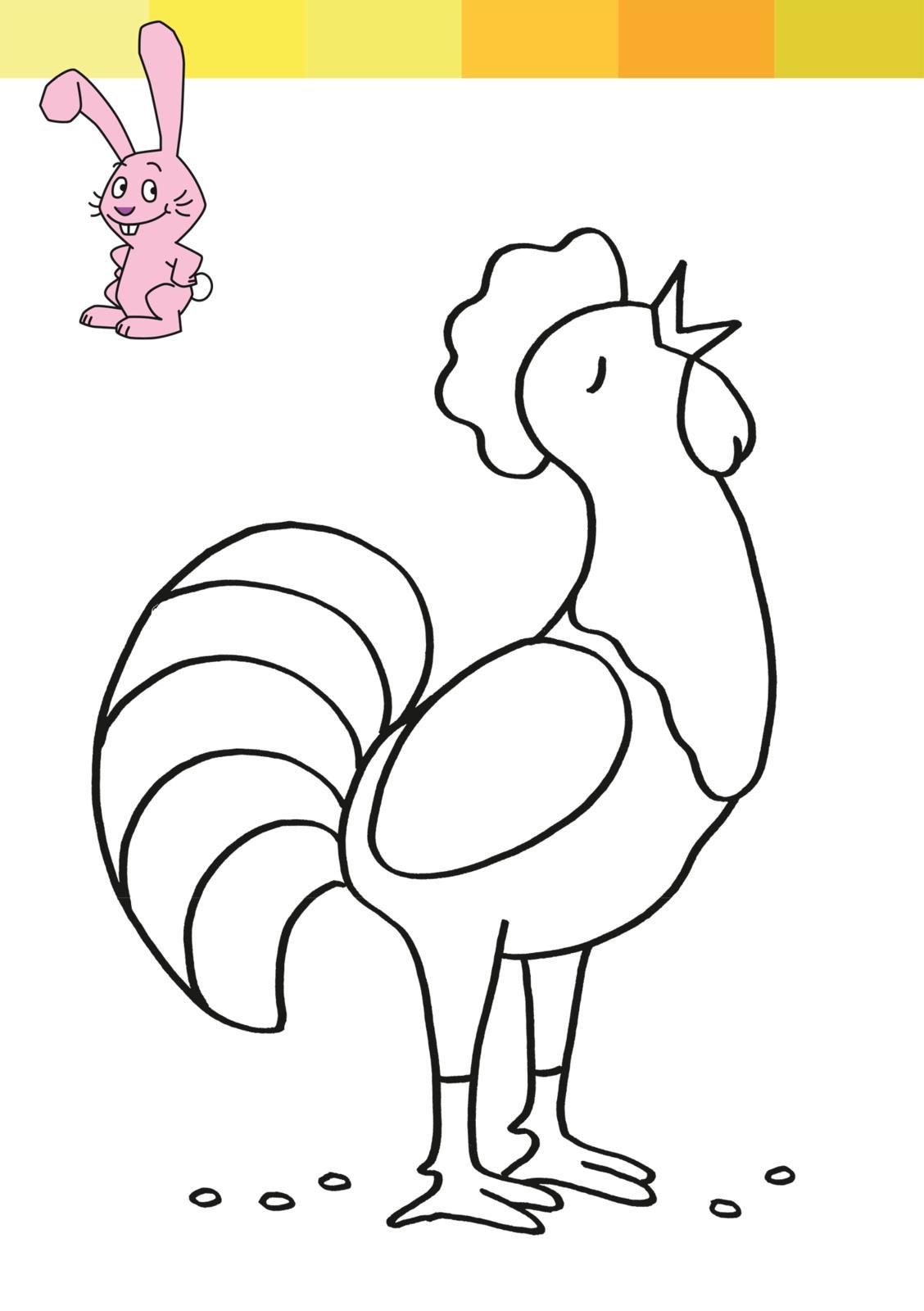 Bild: 9783551254474 | Mein bunter Kindergarten-Malblock mit Elefant und Hase | Eva Muszynski
