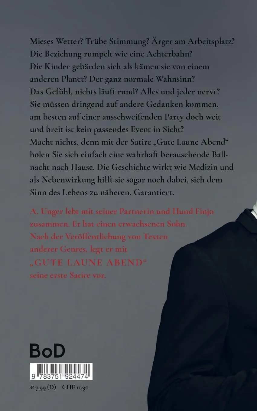 Rückseite: 9783751924474 | Gute Laune Abend | Alfred Unger | Taschenbuch | Paperback | 144 S.
