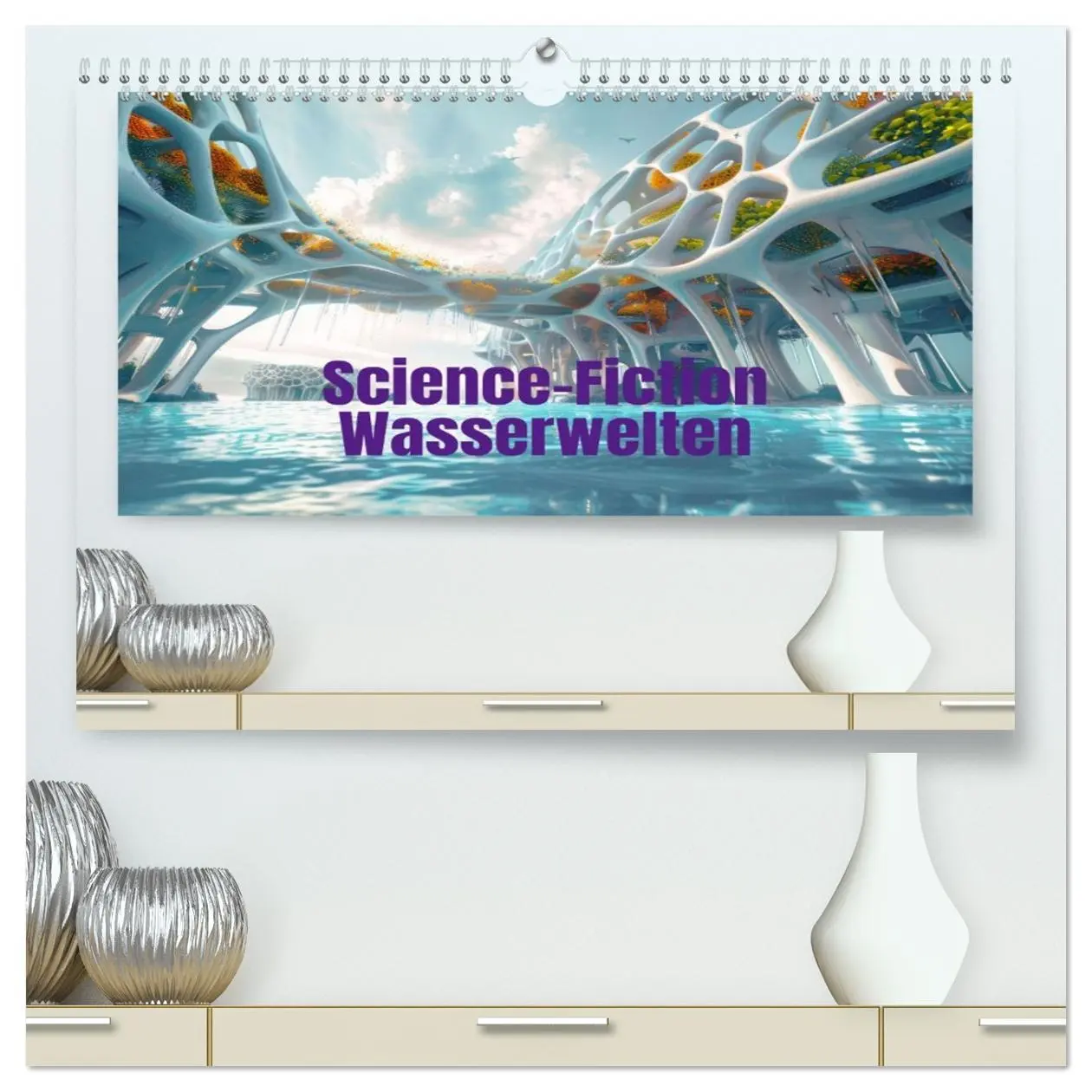 Cover: 9783457434574 | Science-Fiction Wasserwelten (hochwertiger Premium Wandkalender...