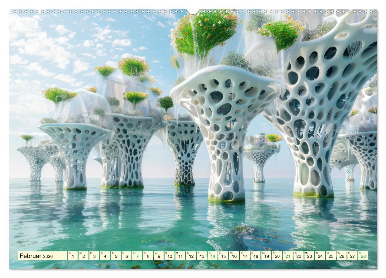Bild: 9783457434574 | Science-Fiction Wasserwelten (hochwertiger Premium Wandkalender...
