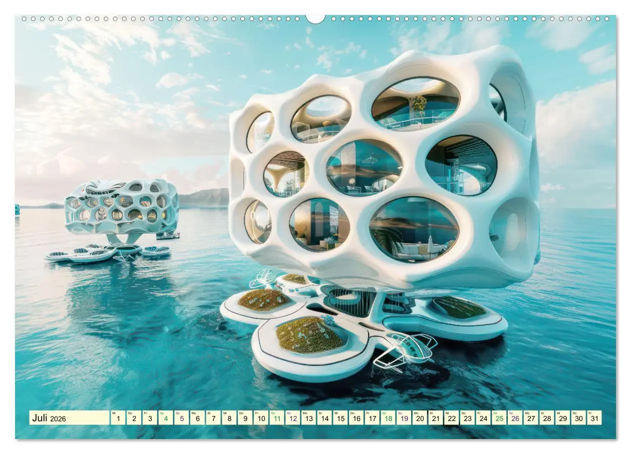 Bild: 9783457434574 | Science-Fiction Wasserwelten (hochwertiger Premium Wandkalender...