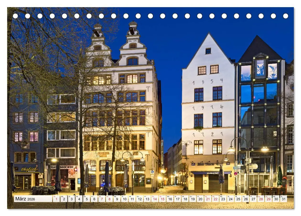 Bild: 9783457744574 | KÖLNER LICHTERZAUBER (Tischkalender 2026 DIN A5 quer), CALVENDO...