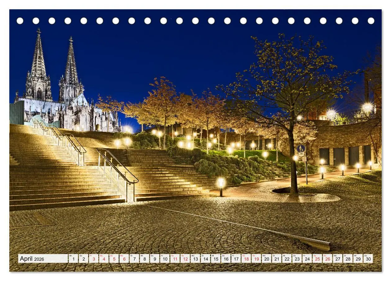Bild: 9783457744574 | KÖLNER LICHTERZAUBER (Tischkalender 2026 DIN A5 quer), CALVENDO...