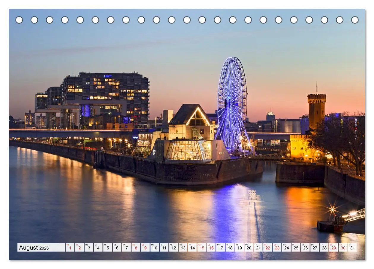 Bild: 9783457744574 | KÖLNER LICHTERZAUBER (Tischkalender 2026 DIN A5 quer), CALVENDO...