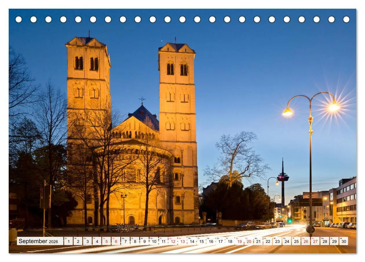 Bild: 9783457744574 | KÖLNER LICHTERZAUBER (Tischkalender 2026 DIN A5 quer), CALVENDO...