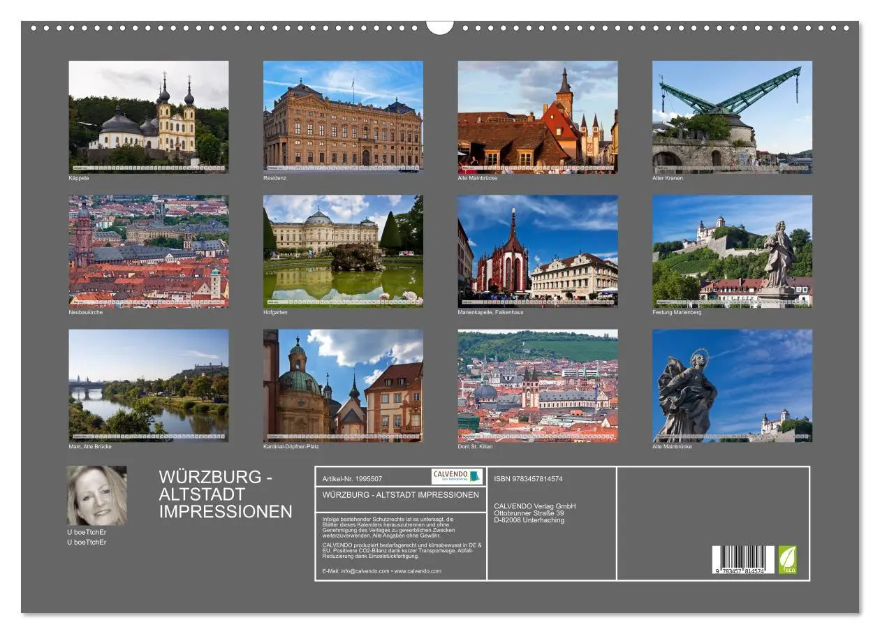 Bild: 9783457814574 | WÜRZBURG - ALTSTADT IMPRESSIONEN (Wandkalender 2026 DIN A2 quer),...