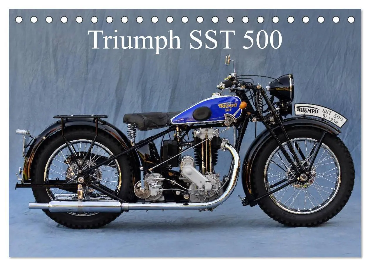 Cover: 9783516214574 | Triumph SST 500 (Tischkalender 2026 DIN A5 quer), CALVENDO...