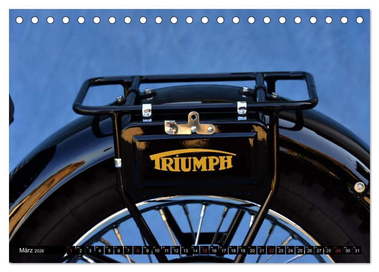Bild: 9783516214574 | Triumph SST 500 (Tischkalender 2026 DIN A5 quer), CALVENDO...