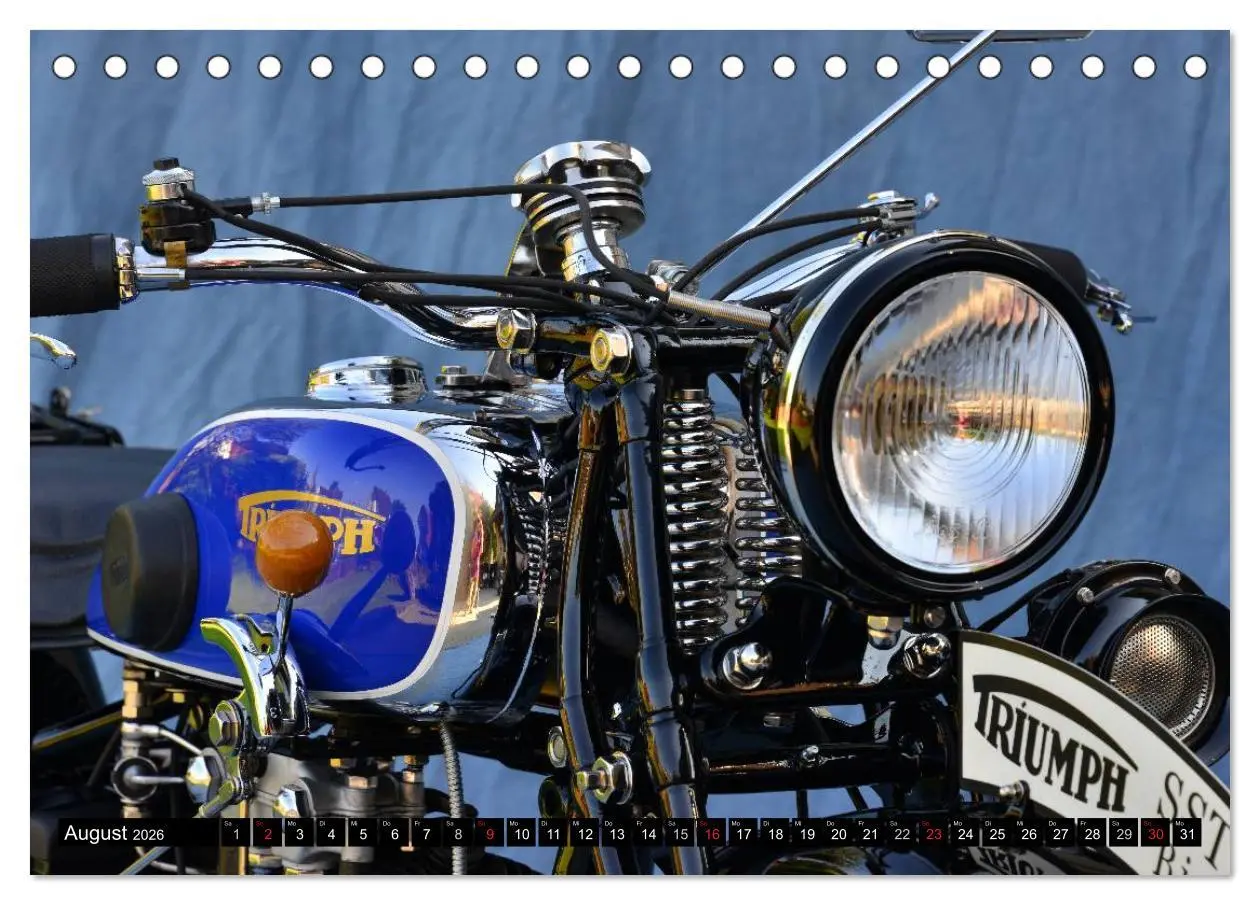Bild: 9783516214574 | Triumph SST 500 (Tischkalender 2026 DIN A5 quer), CALVENDO...