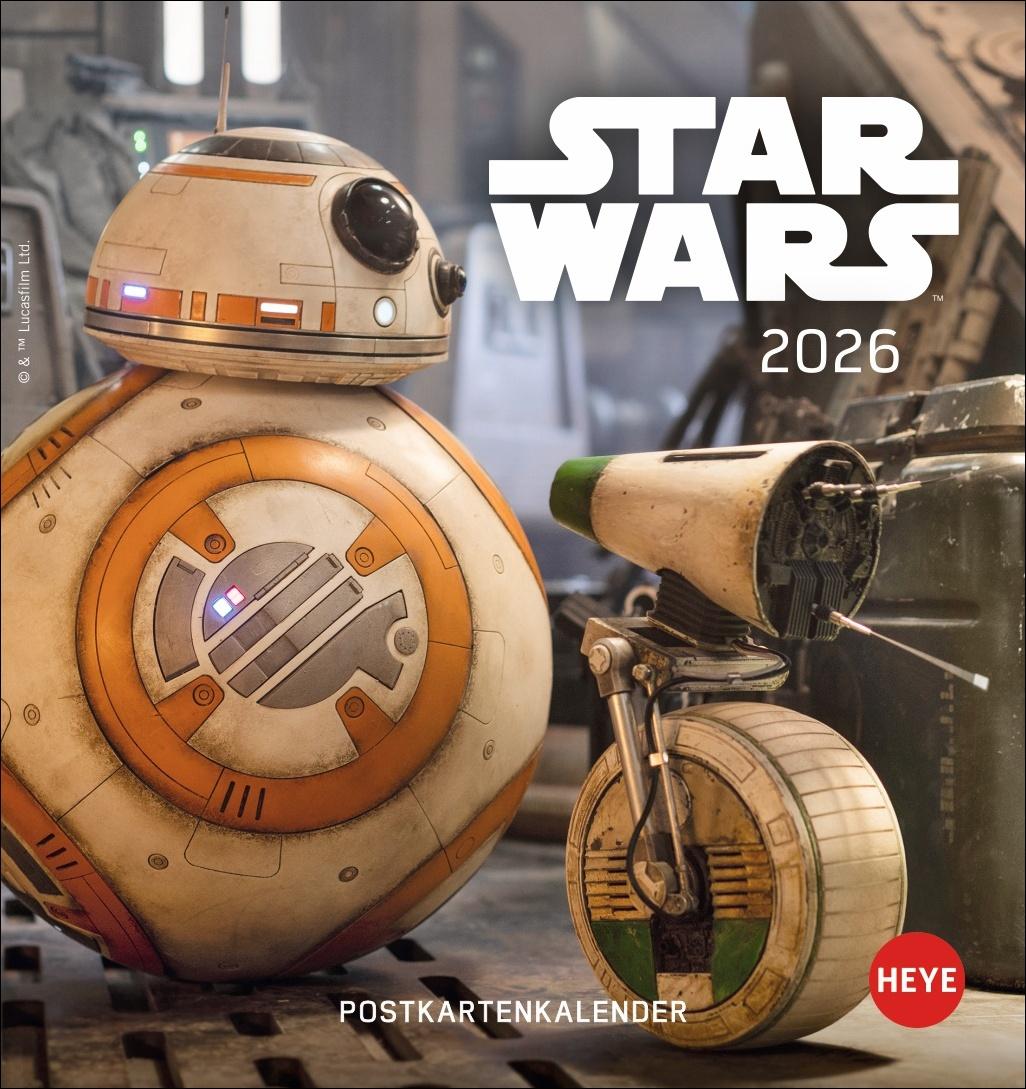 Cover: 9783756414574 | Star Wars Postkartenkalender 2026 | Kalender | Spiralbindung | 13 S.