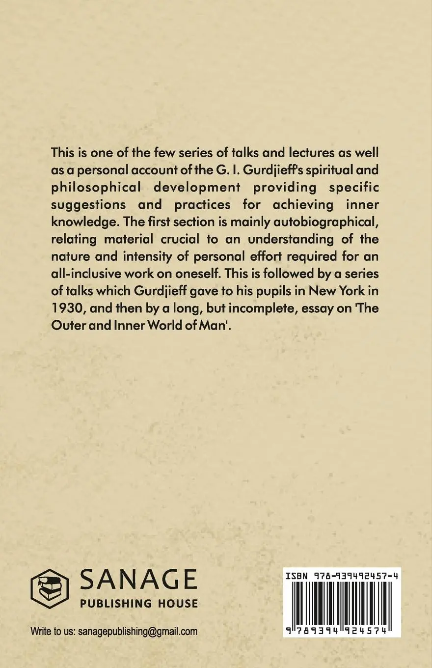 Rückseite: 9789394924574 | Life is Real Only Then, When 'I Am' | G. I. Gurdjieff | Taschenbuch