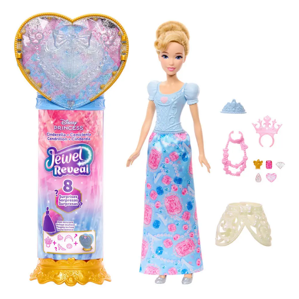 Bild: 194735334674 | Disney Prinzessin Juwel Reveal Cinderella Puppe | Hülse im Karton